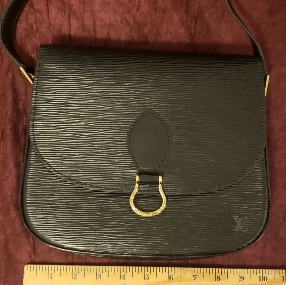 Authentic Louis Vuitton epi leather saddle bag black - Picture 11 of 14